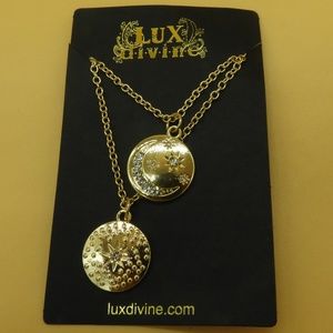 Lux Divine Starcrossed Double Layer Necklace - NEW